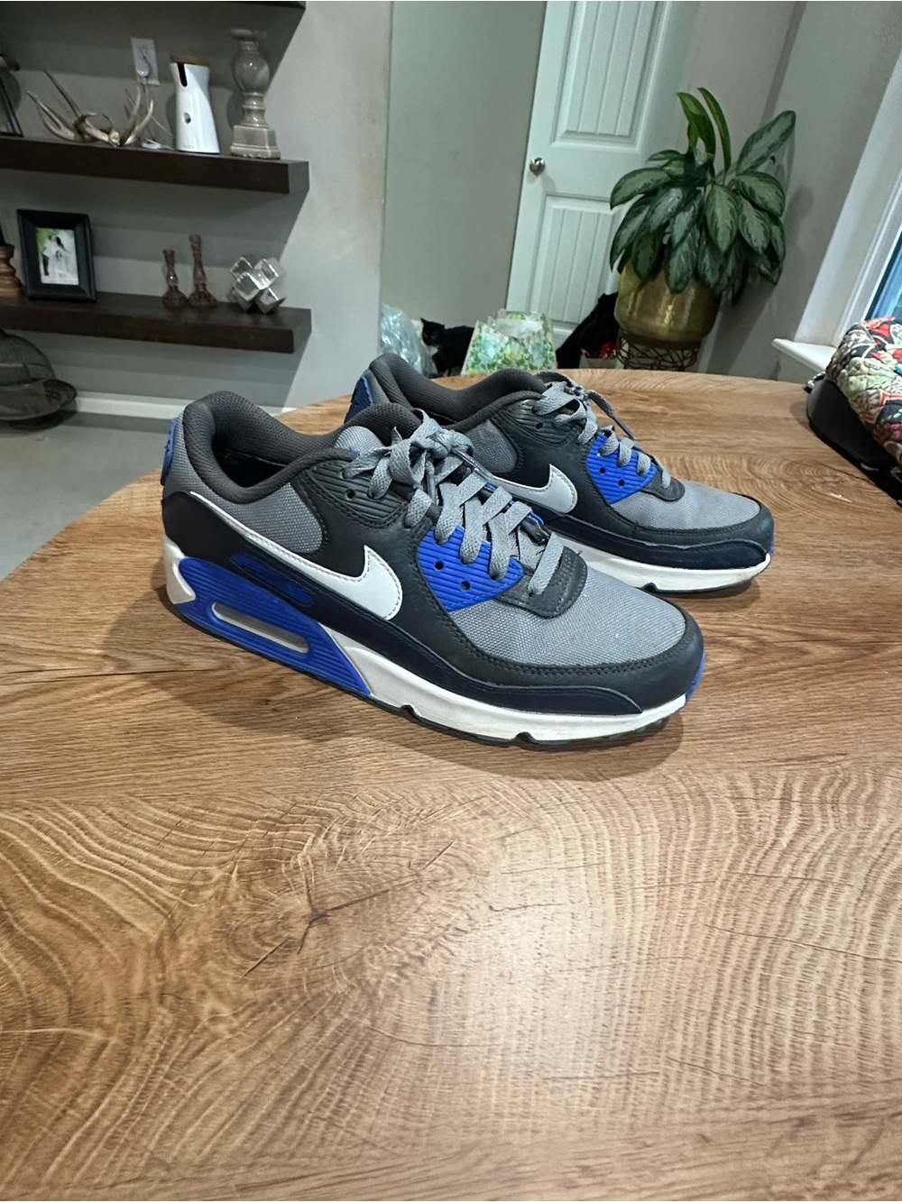 Nike Men's Air Max Sneakers - Gray/Blue/White